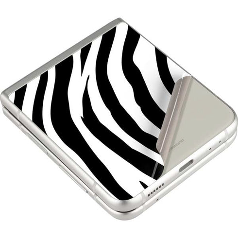 Zebra Print Galaxy Z Flip3 5G Skin